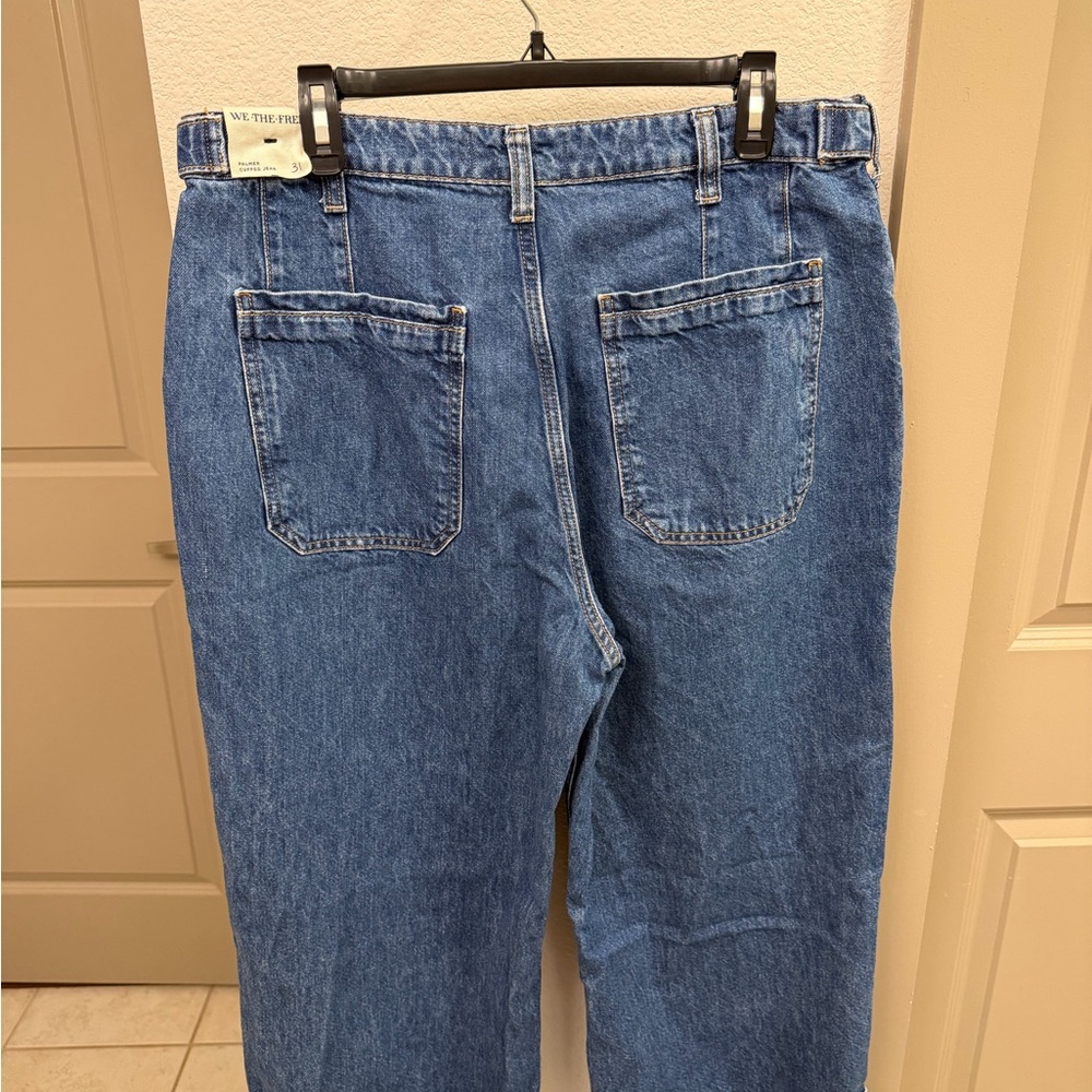 NWT Free People Palmer Cuffed Jeans - Picture 4 of 7